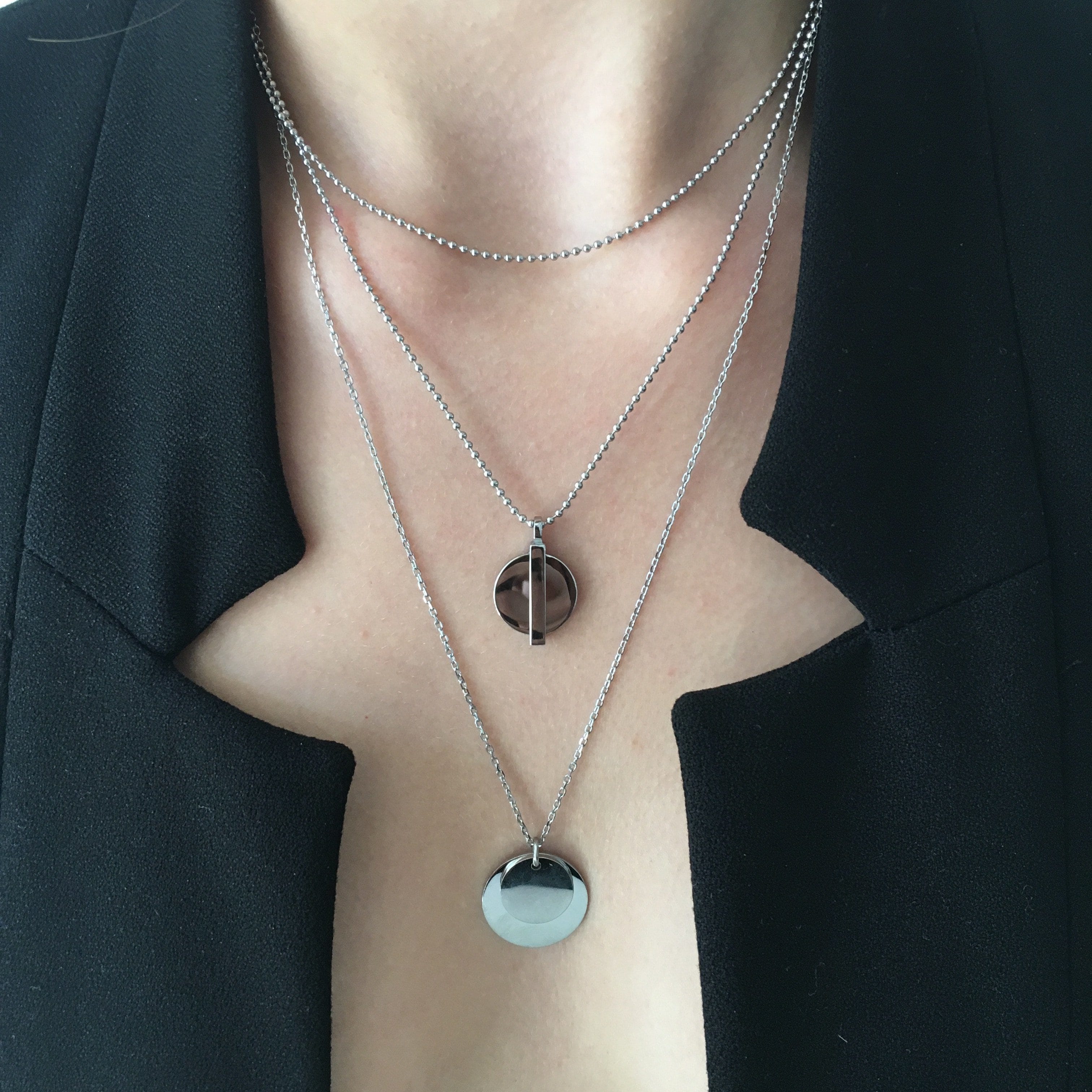 Double coin necklace Bandhu