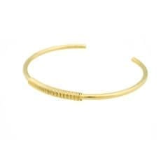 Spiral Armband vergoldet