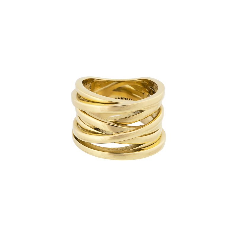 Coil ring gold plated - Bandhu
