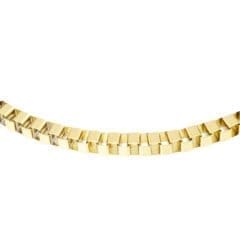 Box ketting verguld