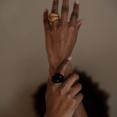 Kilima Ring aus Ebenholz