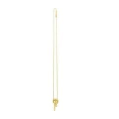 Linked necklace gold plated