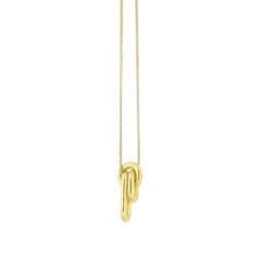 Linked necklace gold plated