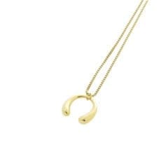 Melt necklace gold plated