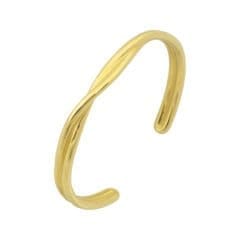 Twine bracelet gold plated
