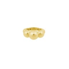 Dot ring verguld