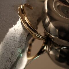 Onda bracelet gold plated