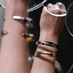 Onda bracelet gold plated