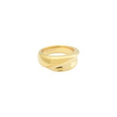 Onda ring verguld