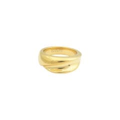 Onda ring verguld
