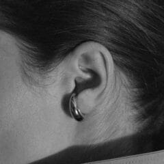 Bold cuff oorbellen