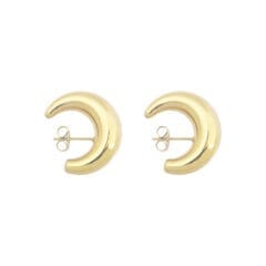 Bold cuff earrings gold plated