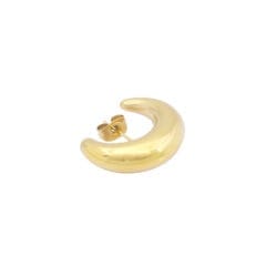 Bold cuff earrings gold plated