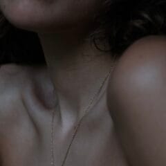 Dot necklace gold plated