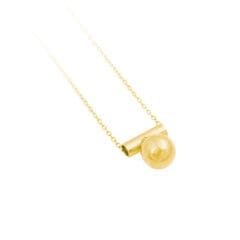 Dot necklace gold plated
