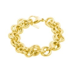 Maliën armband verguld