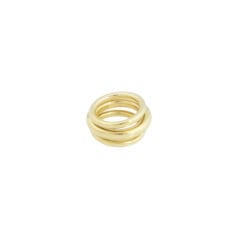 Triune pinkey ring gold plated