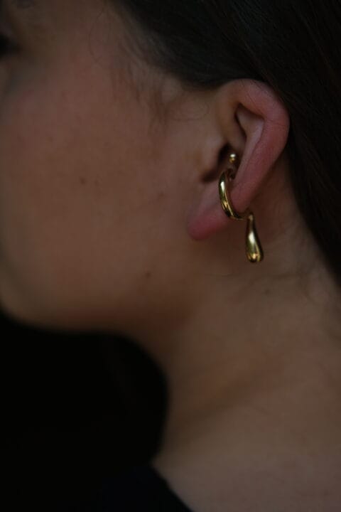 Liquefy ear cuff gold plated - Image 2