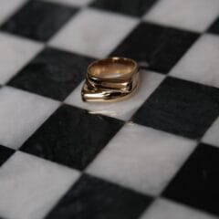 Alike ring gold plated