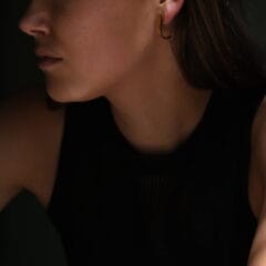 Alike earrings gold plated