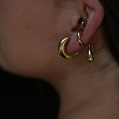 Liquefy ear cuff gold plated