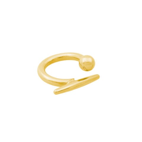 Conflicting ring gold plated