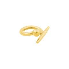 Conflicting ring gold plated