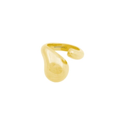 Liquefy ring gold plated
