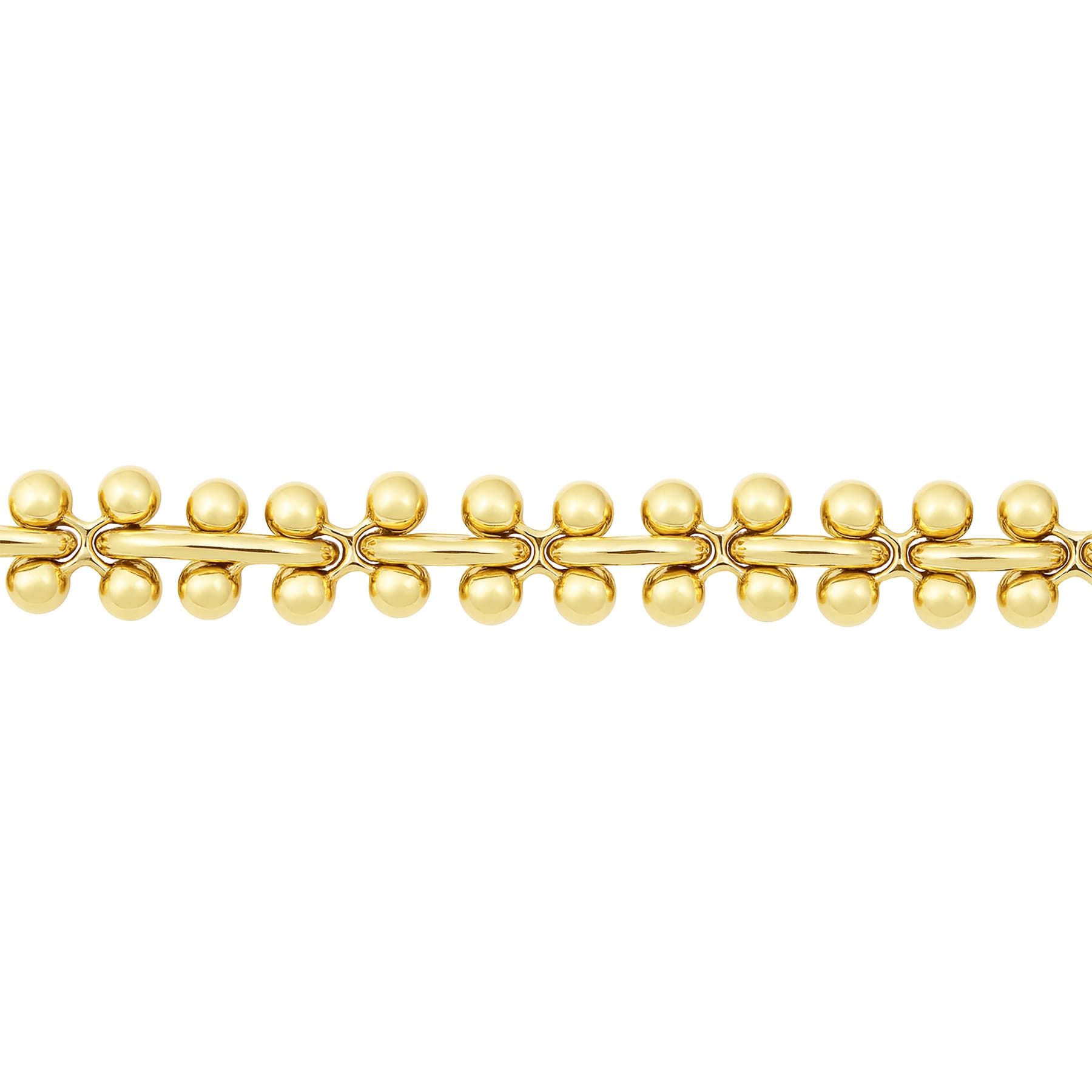 Molecule bracelet gold plated - Image 5