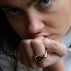Duo linked ring