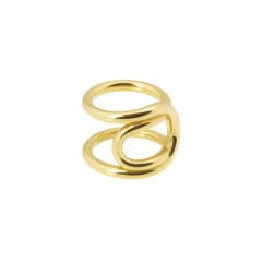 Loop Ring vergoldet