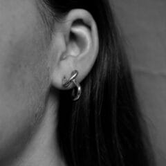 loop oorbellen