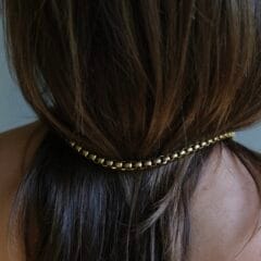 Clasp necklace gold plated