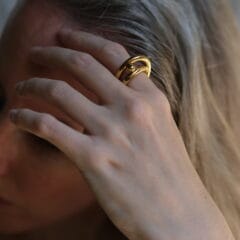 Fuse ring gold plated