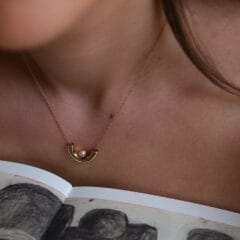Fuse necklace gold plated