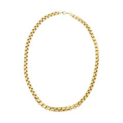 Clasp necklace gold plated