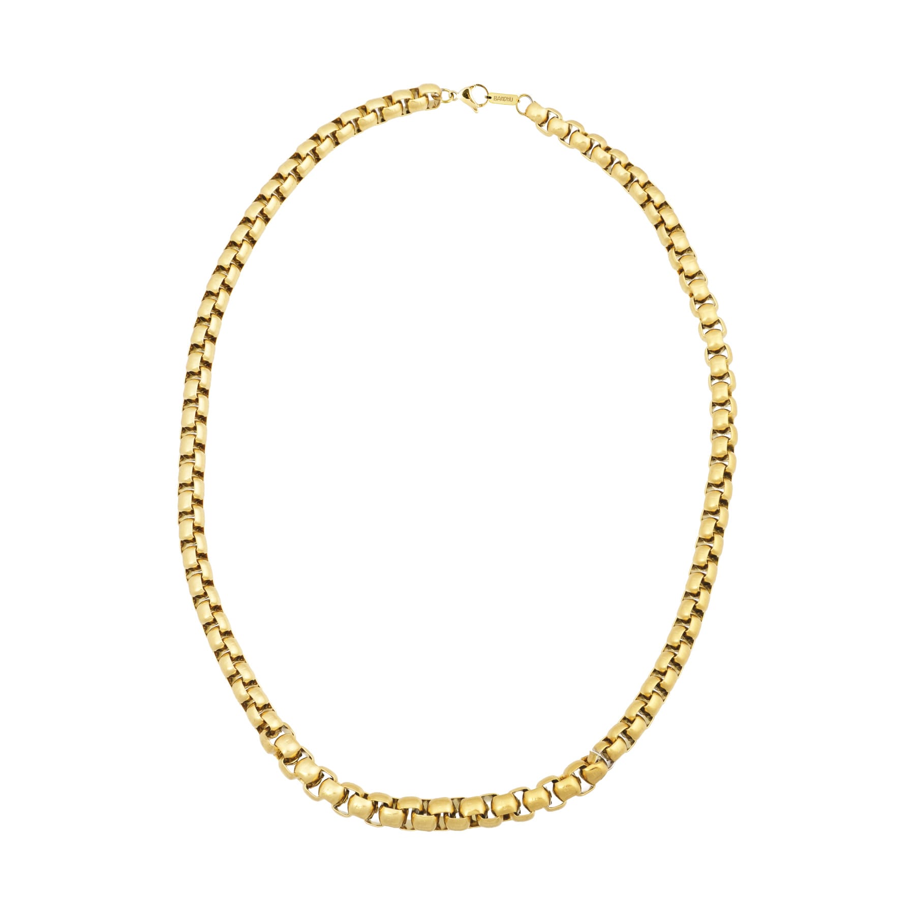 Clasp necklace gold plated