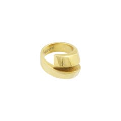 Clasp ring gold plated
