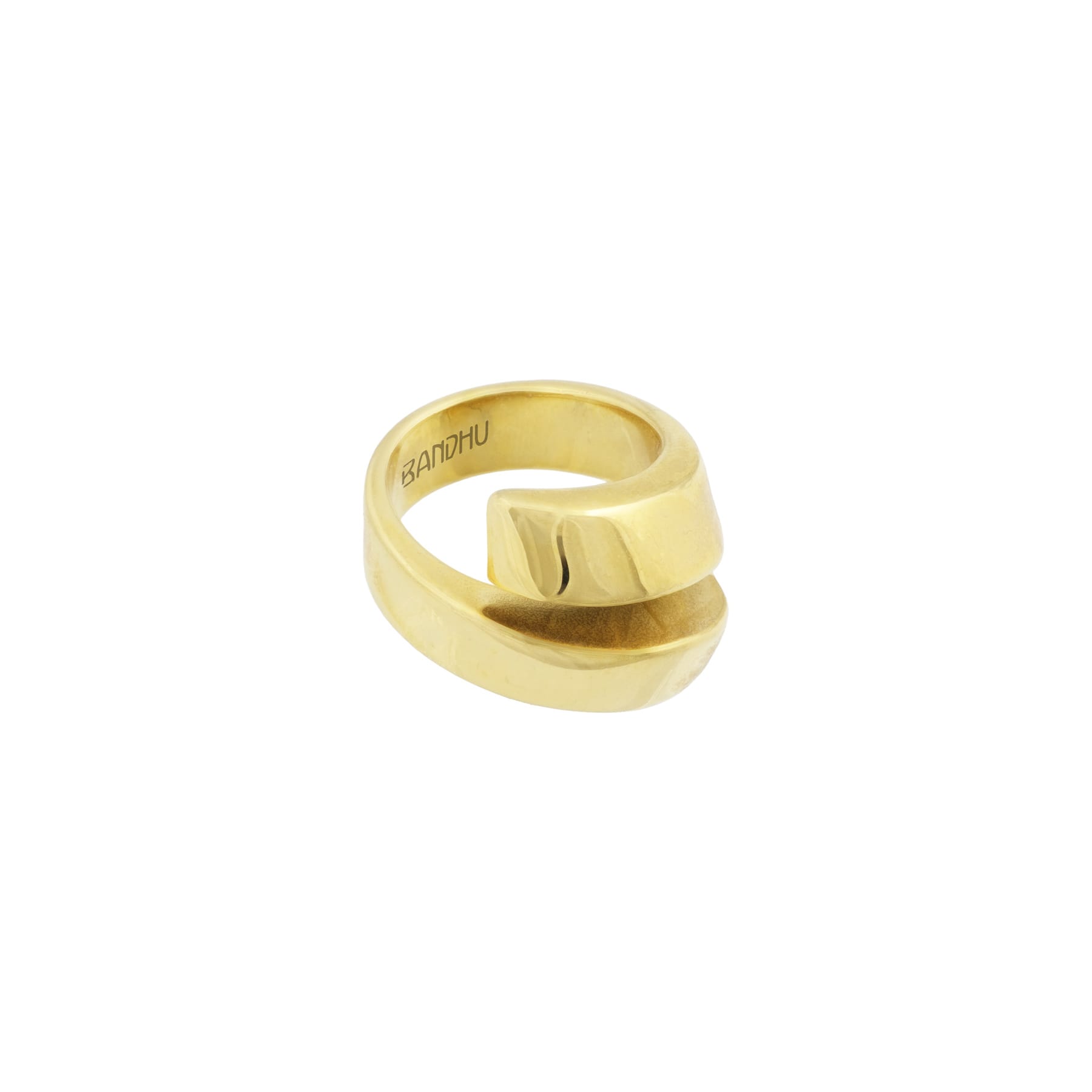 Clasp ring gold plated