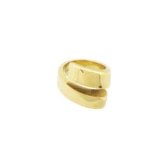 Clasp ring gold plated