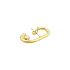 Fuse earrings gold plated
