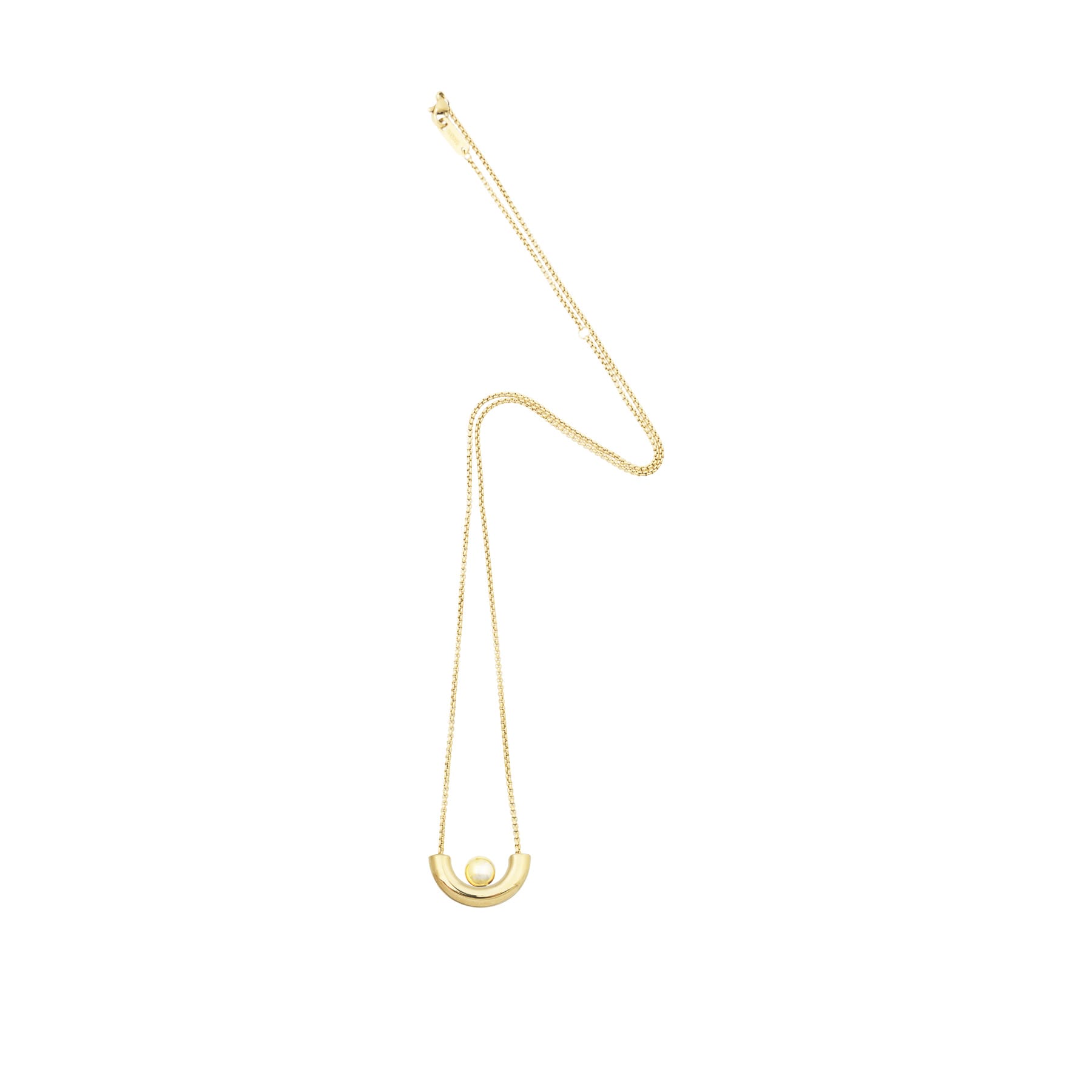 Fuse necklace gold plated