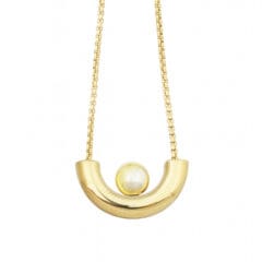 Fuse necklace gold plated